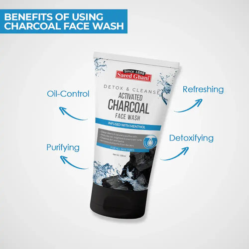 Activated Charcoal Detox & Cleanse Face Wash