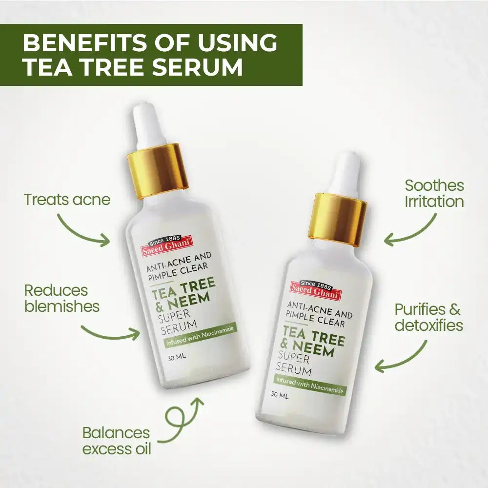 Tea Tree & Neem Anti-Acne and Pimple Clear Super Serum(30ml)